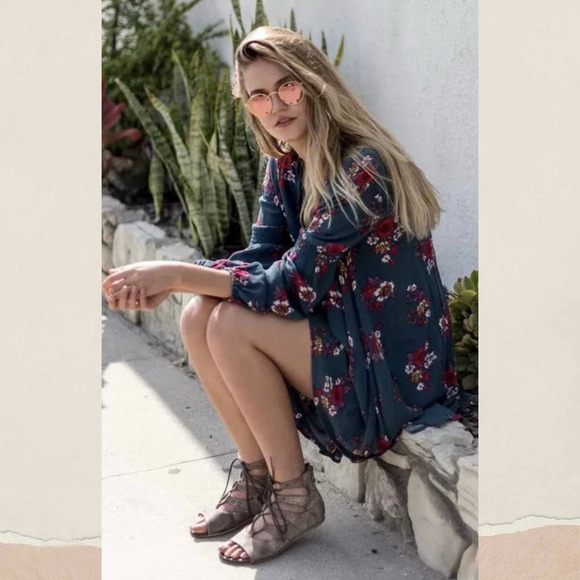 NIB Roan Bed Stu Winnie 7 37 Lace Up Gladiator Distressed Leather Sandal Taupe - Picture 3 of 11